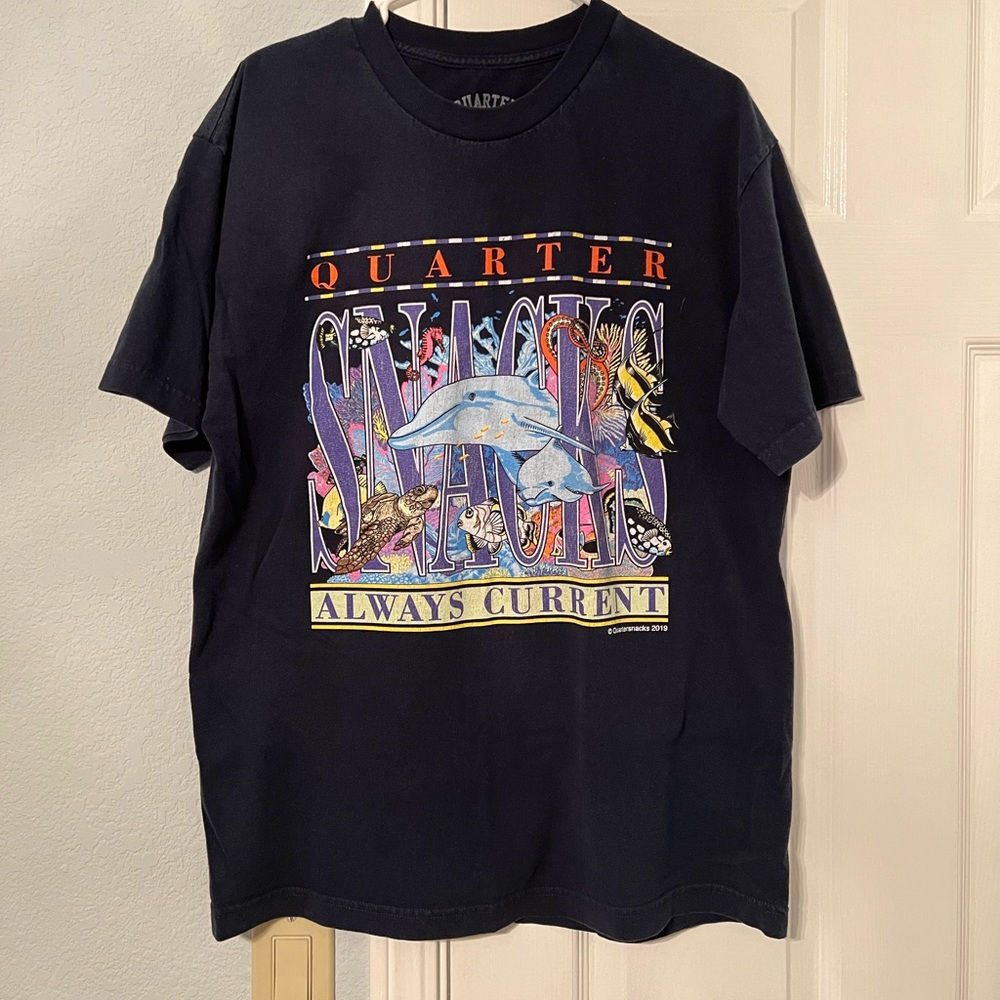 Quartersnacks tee mens large